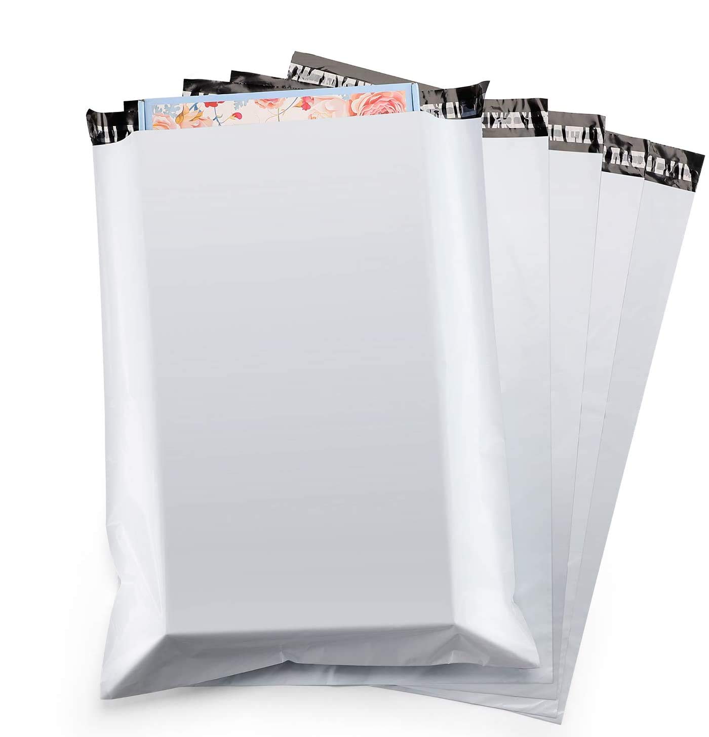 Large 19" x 24" White Postage Bags Self Seal Postal Bags, Strong Waterproof Large Mailing Bag, Poly Mailers Parcel Delivery Bag Posting Parecels Bag for Postages Strong Self Seal（ 483mmx610mm）