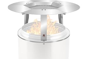 Toriexon Heat Deflector Fit for Solo Stove Bonfire 19.5", 304 Stainless Steel Heat Diffuser for Bonfire Fire Pit with Grill G