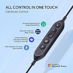 Yealink UH42 USB-A Headset with Microphone for PC