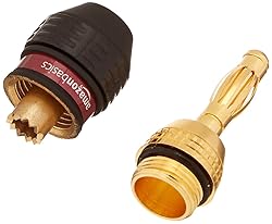 Amazon Basics Speaker Connector Banana Plugs,12
