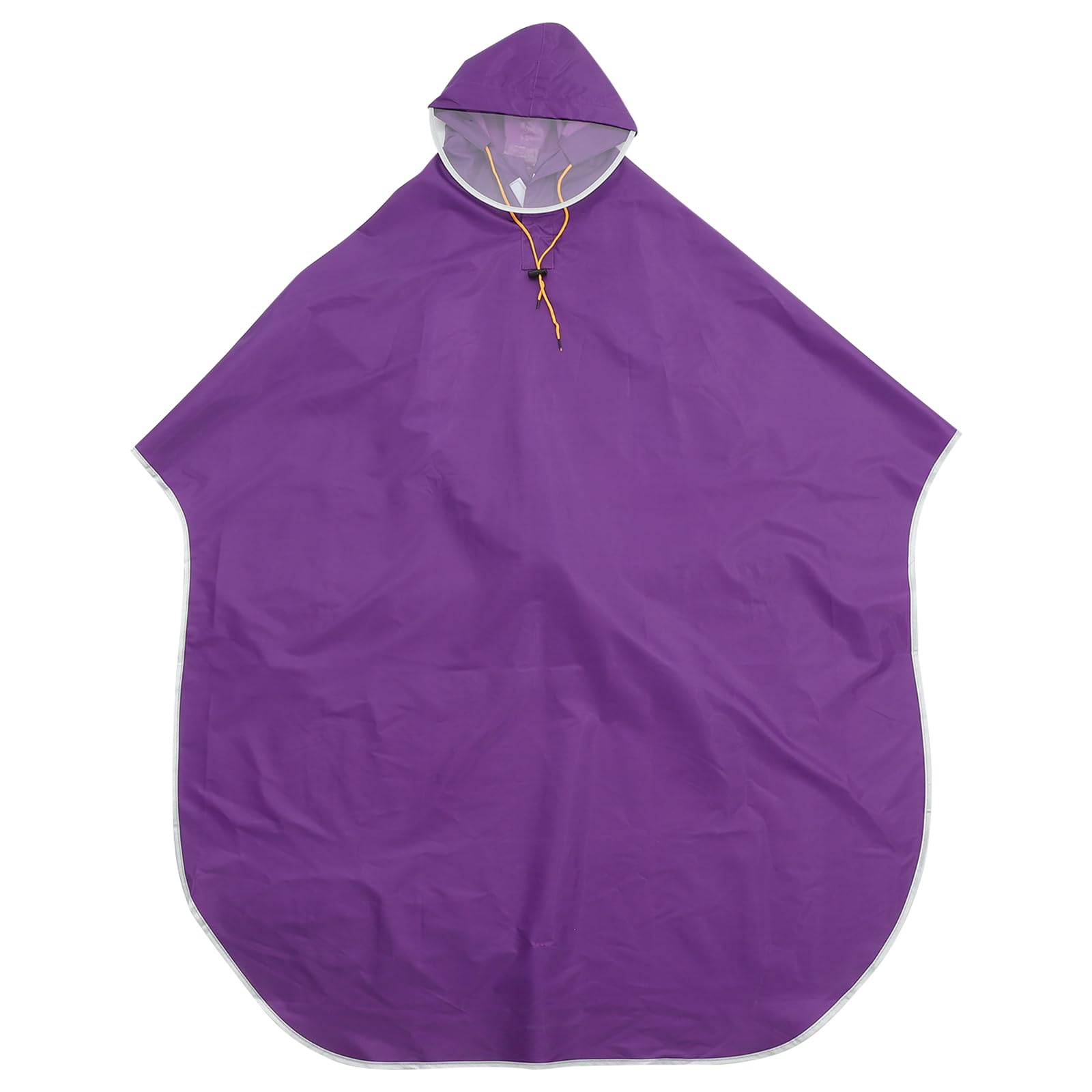 VORCOOL Bicycle Poncho with Transparent Cap, Wheelchair Rain Cover Mobility Scooter Rain Cape Men's Women's Cycling Poncho Windproof Waterproof Mobility Scooter Cape Outdoor Camping Mat (Purple)