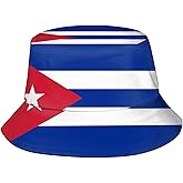Cuba Flag Cuban Pride Bucket Hat Cute Flag Fisherman Hat Sun Protection Hat for Summer Outdoor Traveling