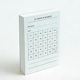 AidenYolo 31 Days Planner, 150 Pages Habit Tracker Note, Minimalist 30 Days Challenge Journal for Goal Setting, Productivity, Fitness, Study, and Self Discipline
