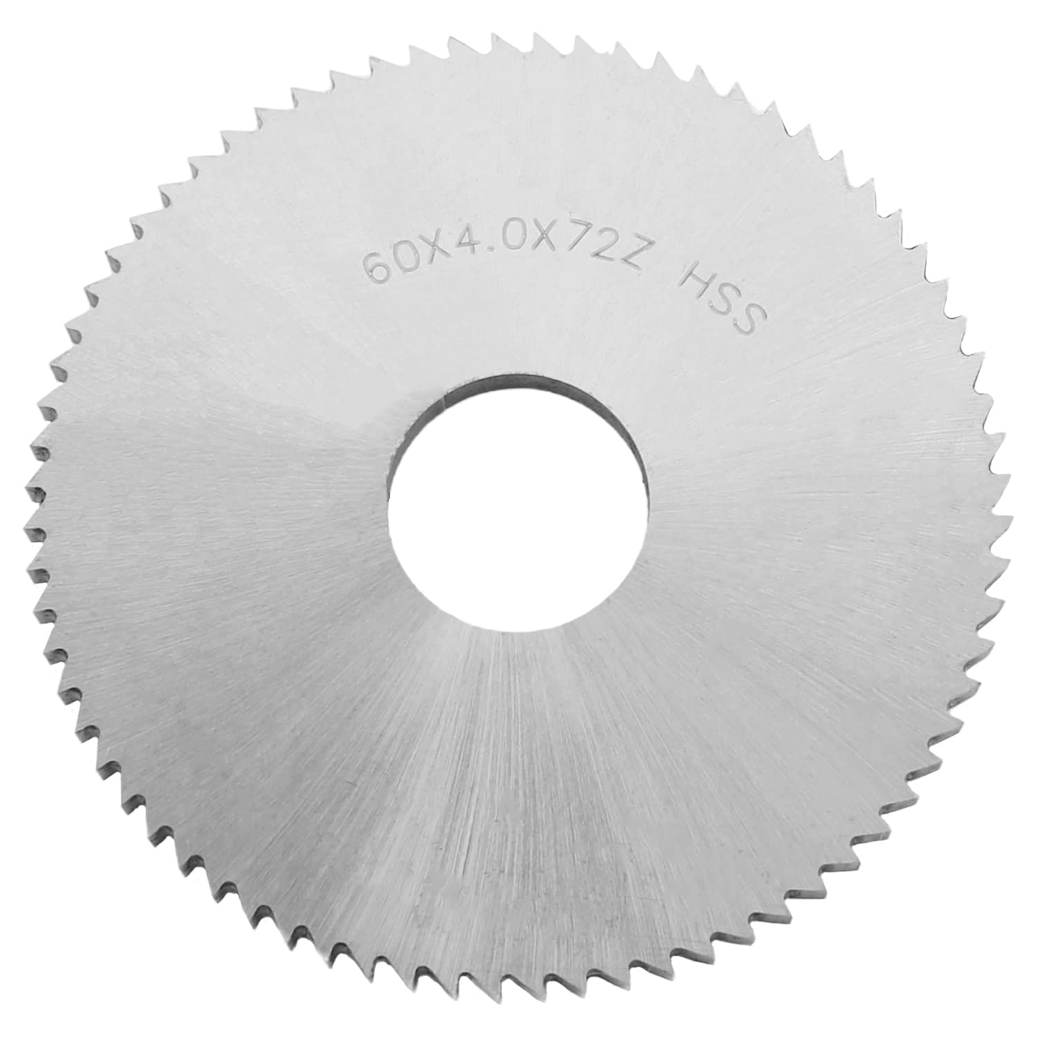 Utoolmart 60mm x 16mm x 4mm 72T HSS Steel Round Slitting Saw Cutter