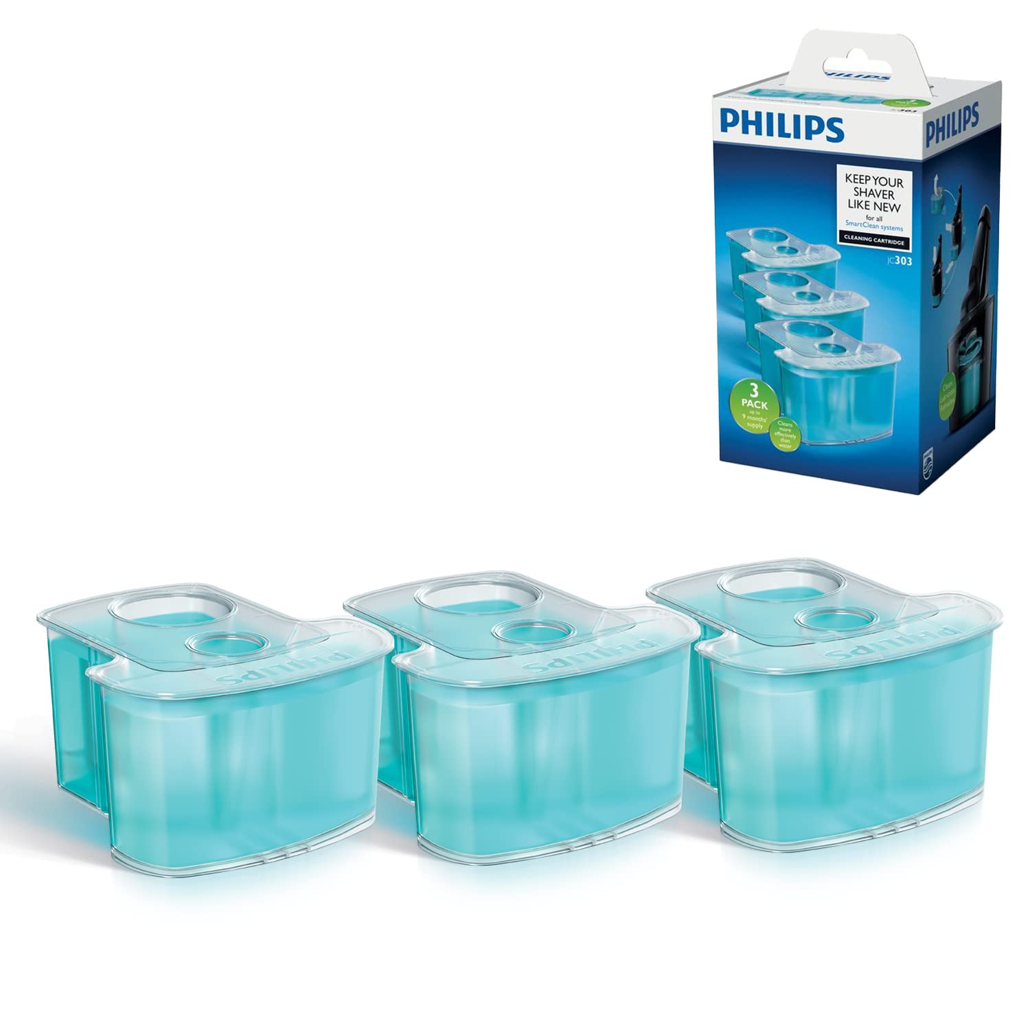 Philips JC303/50 Cleaning Cartridge - Pack of 3