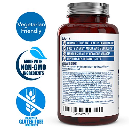 Extra Strength DHEA 50mg, With Pregnenolone 30mg Hormone Balancer For