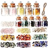 20 Pieces 5 ml Mini Gemstone Glass Jars Small