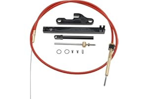 987661 Lower Shift Cable Assembly for OMC Cobra Sterndrive Replaces 987661 986654 987498 18-2245 for 1986 1987 1988 1989 1990