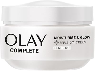 Olay Complete Moisturise & Glow Day Cream Sensitive Skin SPF15 50ml Healthy