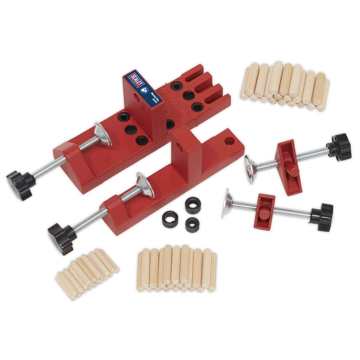 Sealey DJ01 Universal Dowelling Jig Set, 0 V, Multi-Colour