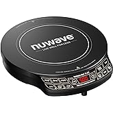 Nuwave Precision Induction Cooktop, 10.25” Shatter-Resistant Ceramic Glass | 6.5” Heating Coil, 81 Temps from 100°F to 500°F,