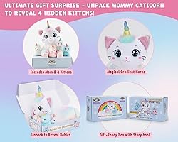 Chirpy Chums Dreamy Caticorn Family