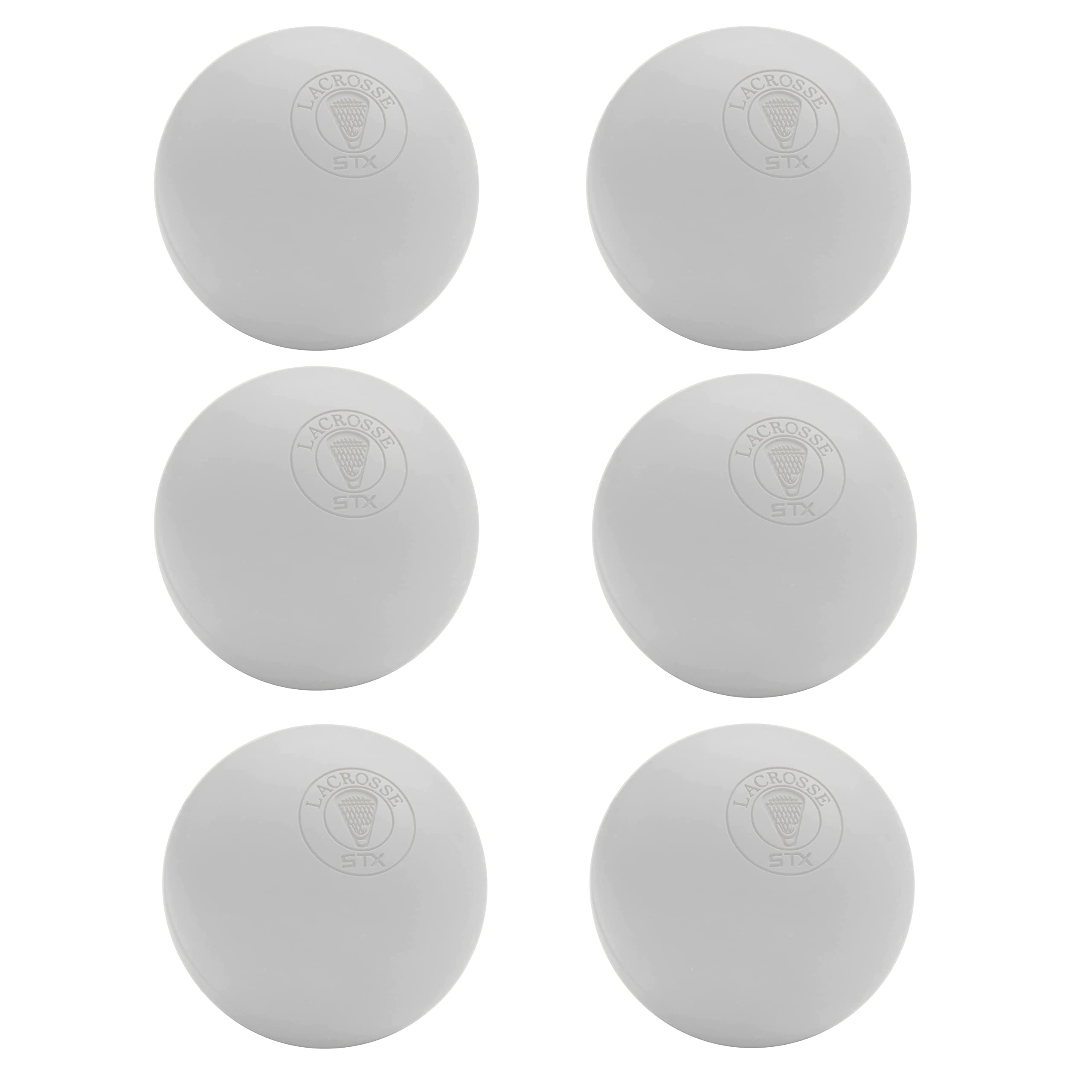 STX Lacrosse Official Lacrosse Balls White - 6 pack