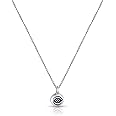 Evil Eye Necklace Tiny Silver Evil Eye Pendant 925 Sterling Silver Necklace