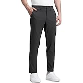 CRZ YOGA Men's All Day Comfy Golf Pants - 28"/30"/32"/34"/36" Quick Dry Lightweight Work Casual Trousers with Pockets