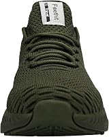 Feethit Womens Trainers Breathable Running Lightweight Green 7 view 3