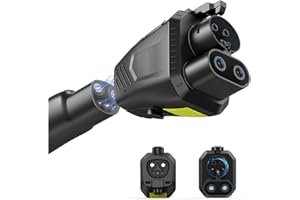 Westsaim NACS to CCS Adapter, NACS DC Adapter Tesla Supercharger Adapters Compatible with Ford, Lightning, Rivian, GM, Volvo CCS1 Electric Vehicle, 500 Amp 1,000V