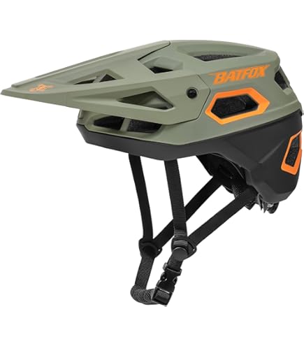 Casco Mtb FINYQBET Casco Para Bicicleta De Montau00f1a Con Visera