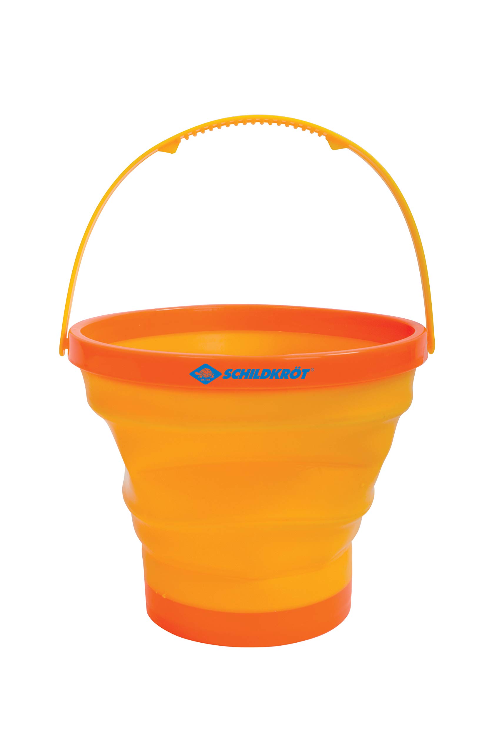 Schildkröt Folding Pail, Foldable and Space-Saving Beach and Play Bucket, Ø20 cm, 2 Liter Volume, 970240