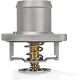 Mishimoto MMTS-F2D-03CL Low Temperature Thermostat &amp; Housing, Compatible with Ford Powerstroke 6.0L, 2003-2007