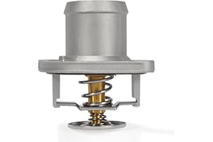 Mishimoto MMTS-F2D-03CL Low Temperature Thermostat & Housing, Compatible with Ford Powerstroke 6.0L, 2003-2007