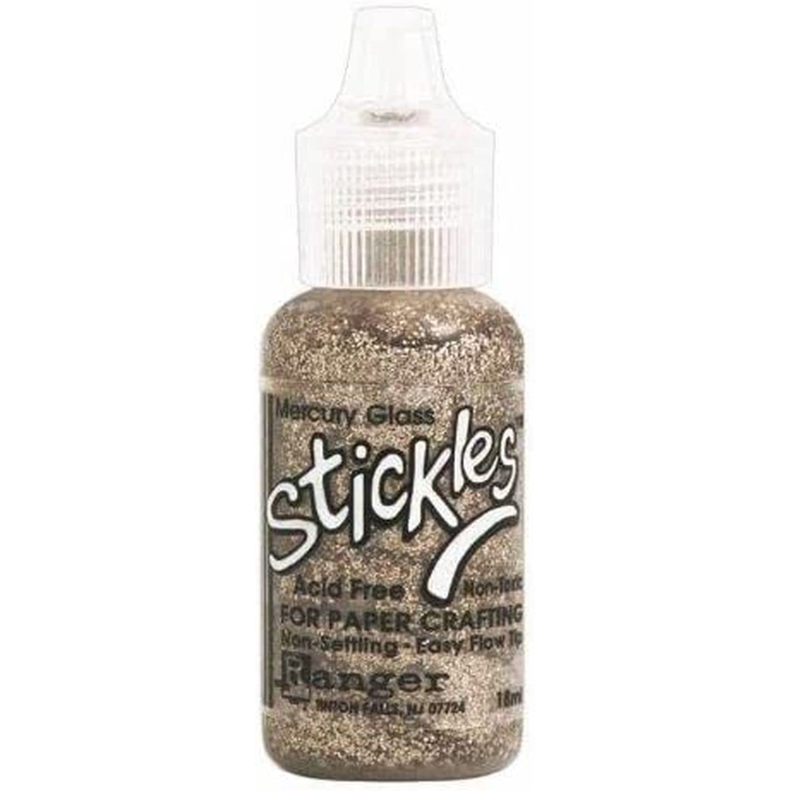 Ranger Mercury Glass Stickles, Synthetic Material, Beige, 2.5 x 2.5 x 7.5 cm