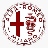 Alfa Romeo Classic (Red) Bumper Sticker Window Vinyl Decal 5"