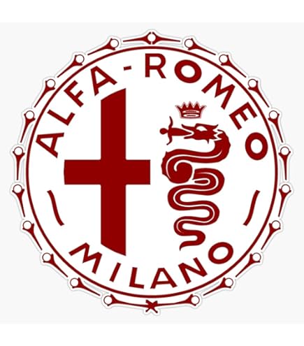 2X Alfa Romeo Embleme CLASSIC 74mm für 147, 156, 159, Mito, Guilietta