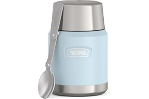 THERMOS, ICON Series, 16 Ounce Stainless Steel Vacuum Food Jar, Glacier