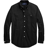 Men's Long Sleeve Oxford Shirt Classic Fit Business Casual Cotton | Classic Fit, Business Casual, Premium Cotton, Subtle Chest Embroidery Detail