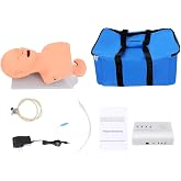 SHZICMY Intubation Manikin Teaching Model, Oral Nasal Intubation Airway Management Trainer, Tracheal Intubation Training Simulator Model for Science Lab Education Training