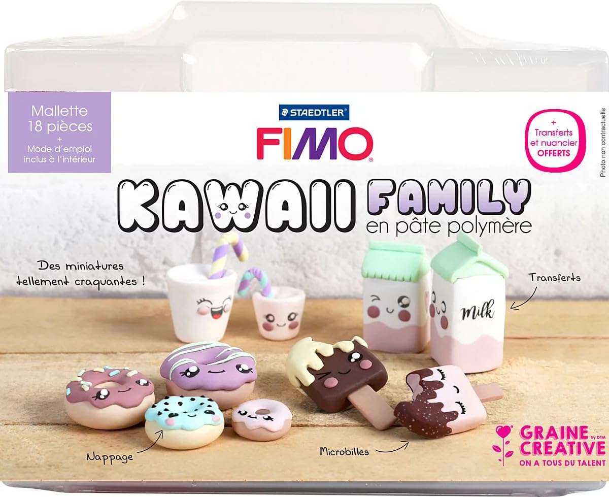 Graine Créative Kawai modelling case - polymer clay