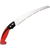 BlueNatHxRPR 11 Inch Hand Pruning Saw with Saw Blade Enclosure for Garden Trimming Wood Camping Tree Branches