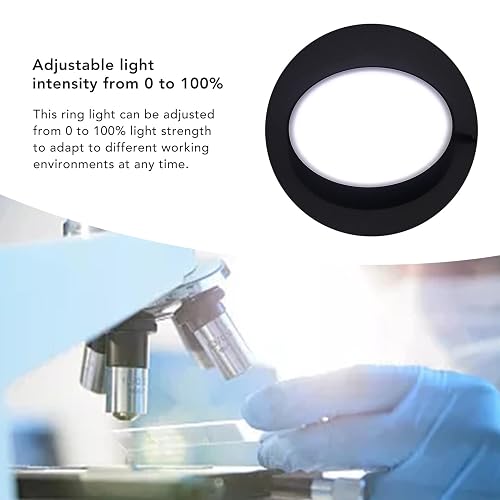 Light Keeper Pro Microscope LED Ring Light - Dimmable Laboratory Light ...