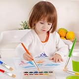 anezus Kids Paint Brushes Set 30 Jumbo Round & Large Flat Brushes view 8