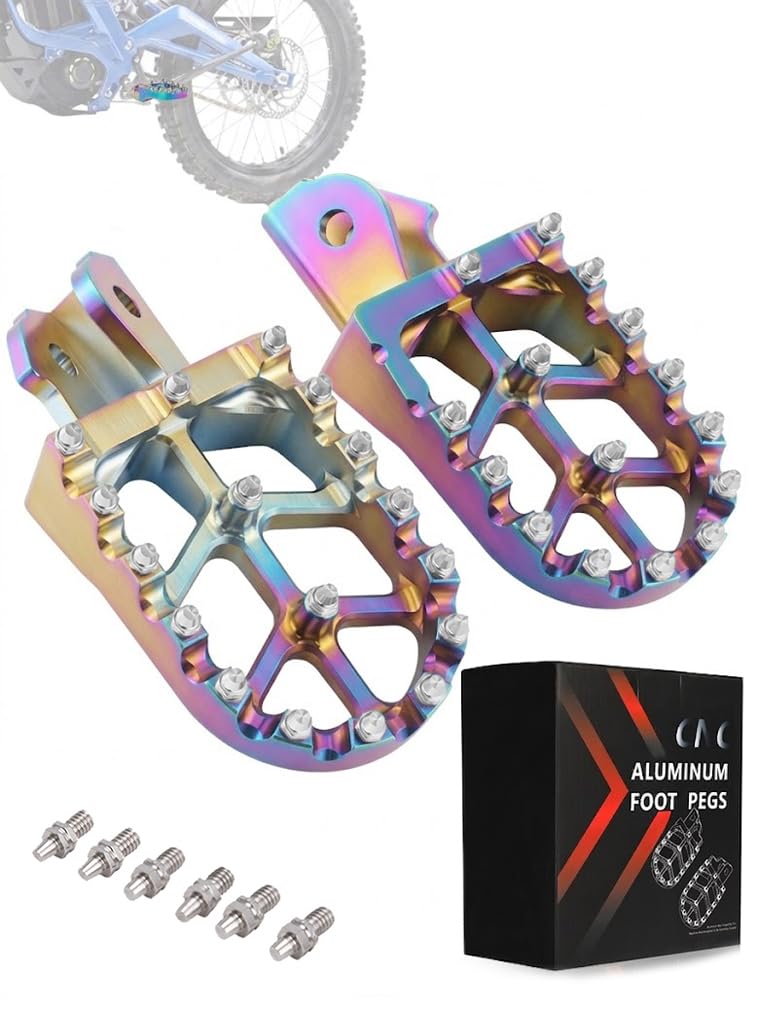 jfg racing dirt bike foot pegs,dirtbike foot pegs foot pedals rests cnc for light bee/surron/sur ron