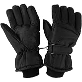 KorhLeoh Winter-Ski-Gloves Snow-Gloves for Women Warm Water-Repellent Windproof Touchscreen Glove for Running Cycling