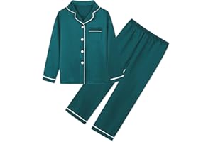 Umeyda Boys Pajamas Sets Long Sleeve Sleepwear 2 Piece Pjs Set