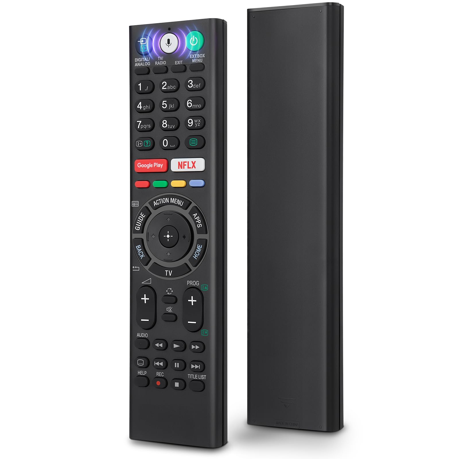 Photo 1 of Voice Replacement Remote Control for Sony-Bravia-TVs?for All Sony 4K UHD LED LCD HD Smart TVs. 1-Year Warranty.