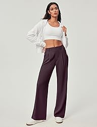 Ewedoos Wide Leg Pants Woman Stretchy Work Dress