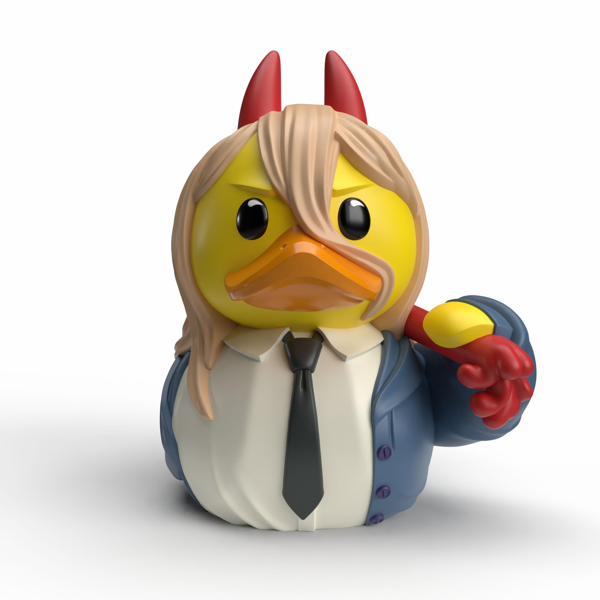 TUBBZ First Edition: Chainsaw Man - Power Cosplaying Rubber Duck Vinyl Figure – Official Collectible for Fans of Chainsaw Man