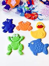 NAZUSA MATRIOSKA Large Bath Mat with 5 Mini Non-Slip Mats Kids Safe Suction view 3