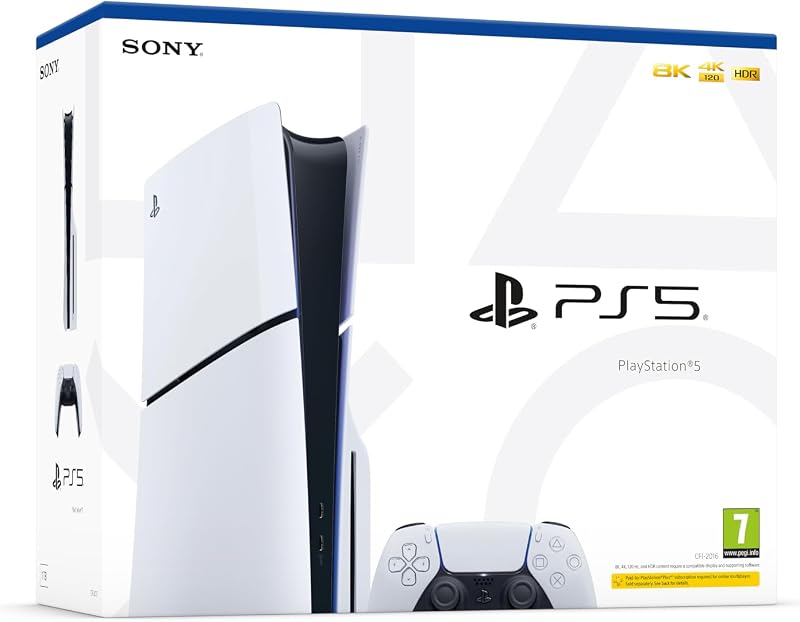 PlayStation 5 Standard Slim Console Brand New High Speed SSD 3D Audio