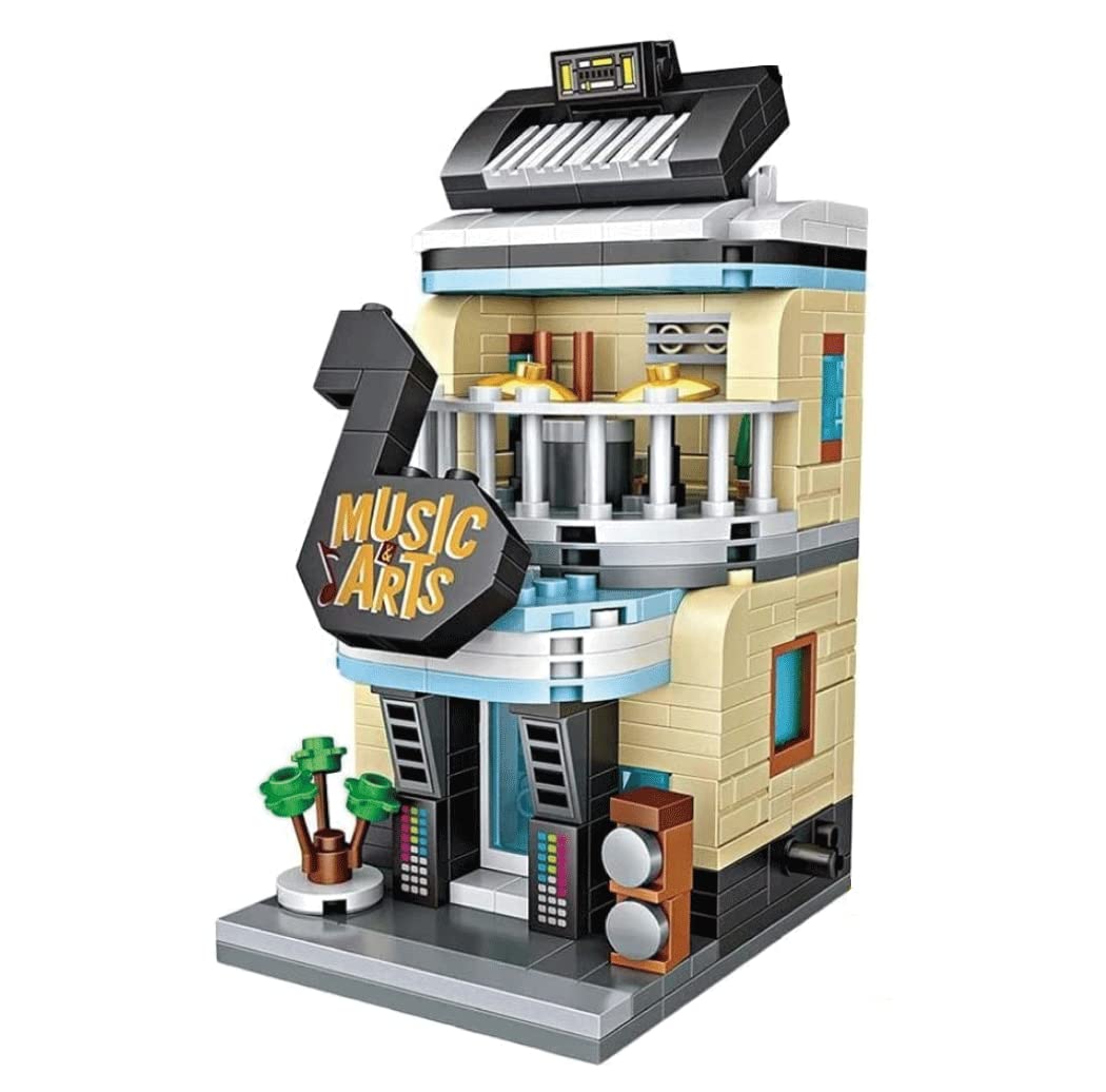 LOZ Building blocks game to build and play. Musical Instrument Shop