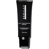 DRMTLGY Contouring Serum | Neck Firming &amp; Tightening Serum | Cooling roller applicator, Jawline sculpting, Skin elasticity, Deep hydration, Neck contouring, Anti-aging