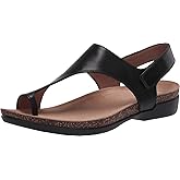 Dansko Reece Sandal for Women - Memory Foam and Cork Footbed for Comfort and Arch Support - Lightweight Rubber Outsole for Long-Lasting Wear with Hook & Loop Strap