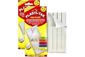 Plasti-Tak The Original Re-usable Adhesive Putty 3oz, Pack of 2