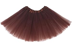 Fepdiu Girls Tutu Skirt 3 Layers Tulle Toddler Ballet Skirts Girls Tulle Tutu Dance Fit Most 3-10 yrs for Dance Party Costume
