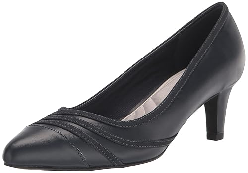 Easy Street Women's Nobel Pump, Navy, 10 Narrow