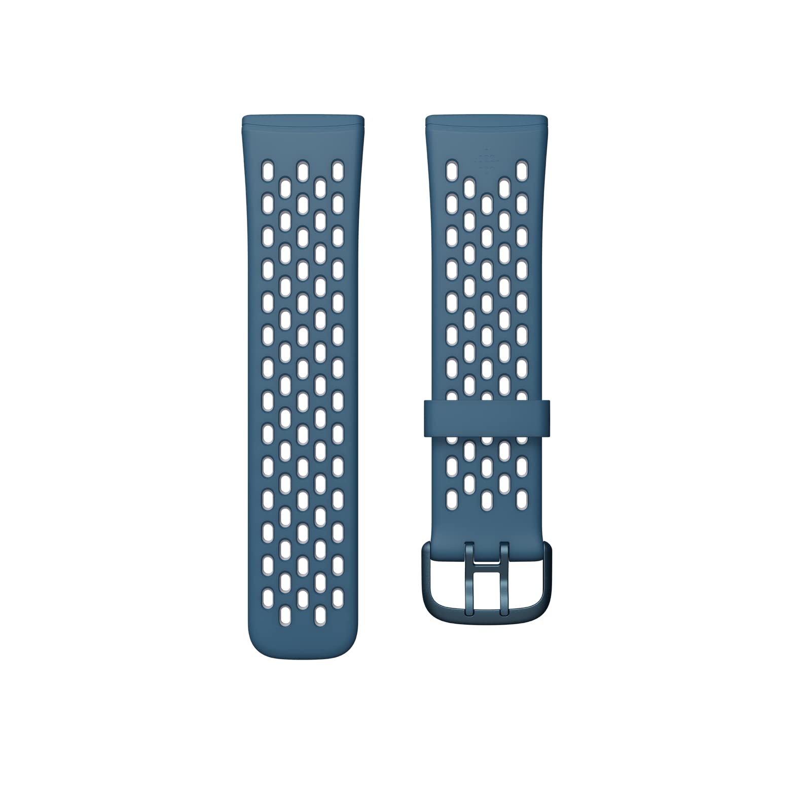 Genuine Fitbit 24mm Accessory Sport Strap Sapphire Grey/Fog Grey Small for Sense & Versa